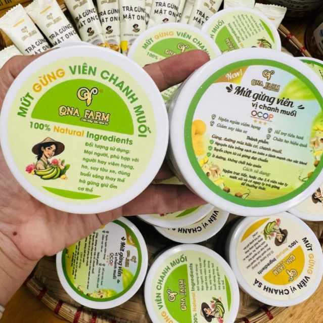 95g mứt gừng viên chanh muối thơm cay nồng
